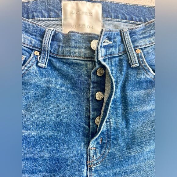 Mother Denim The Scrapper Ankle Jeans in Cowboys Don't Cry size 26 - Picture 9 of 10